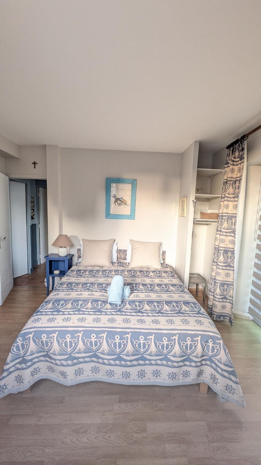 La Guitou, appartement exceptionnel avec vue et accès plage direct Apartment in Blonville-sur-Mer