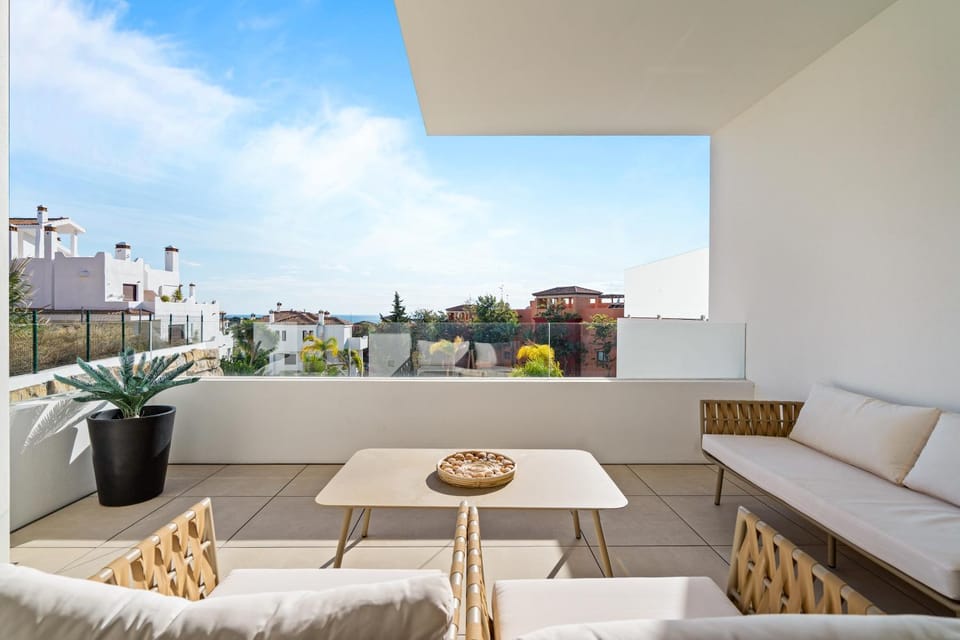 Modern Apartment with Terrace & Pools Next to Golf Apartment in Costa del Sol