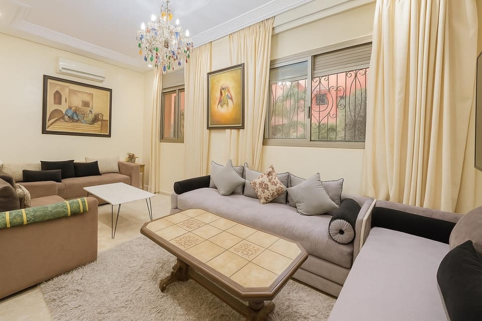 Cycas family apart ground floor parking Apartment in Marrakesh-Safi