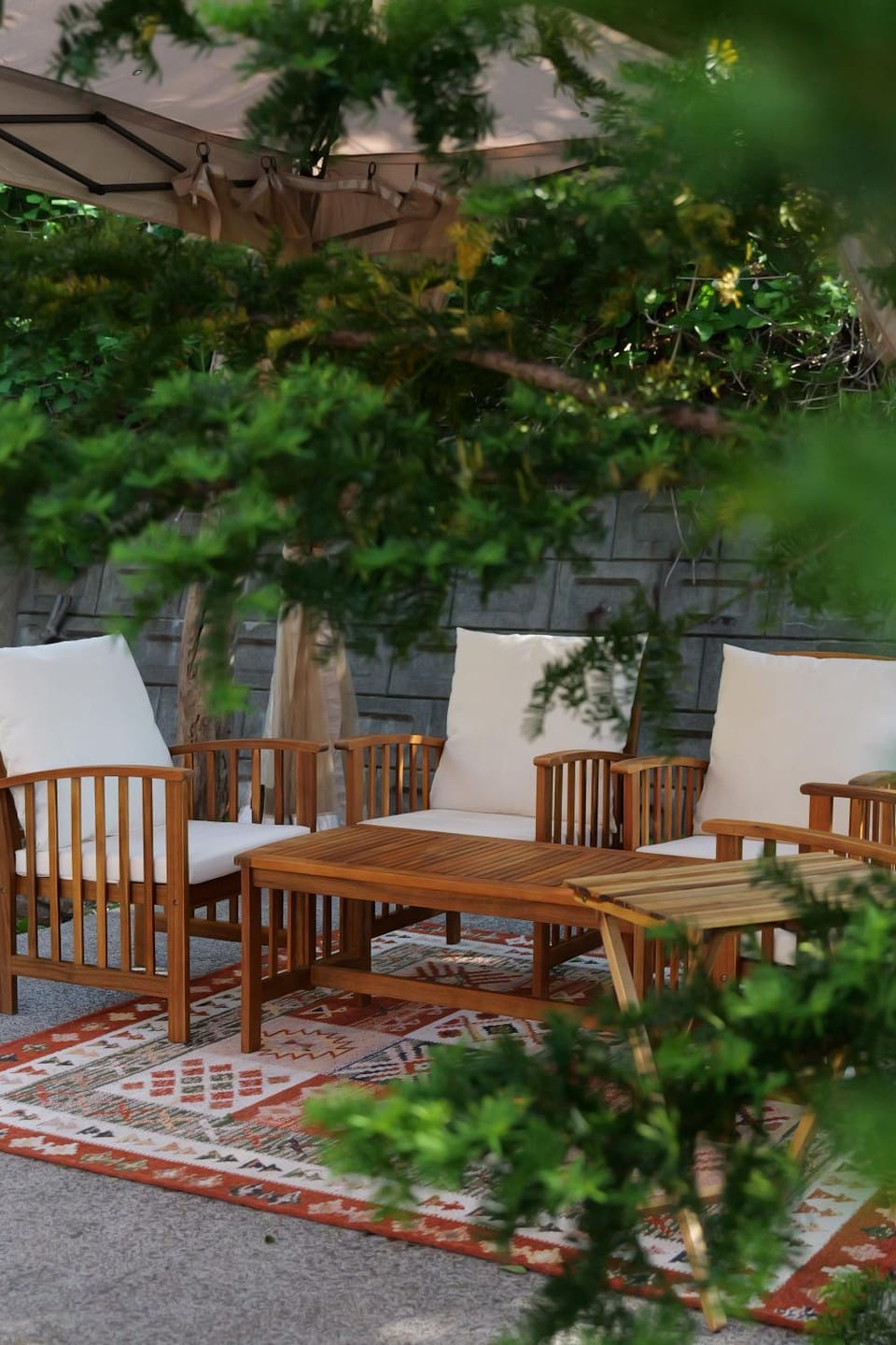 Day, Garden, Dining area, Garden view