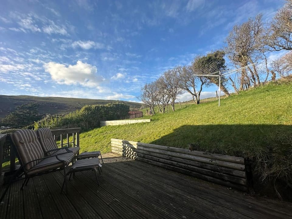 Terrace by the Tide House in Aberdyfi