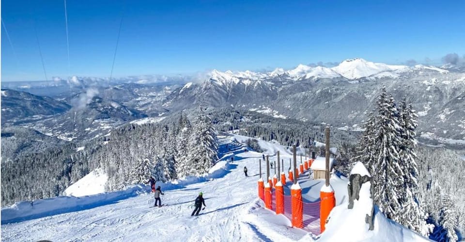 Winter, Skiing