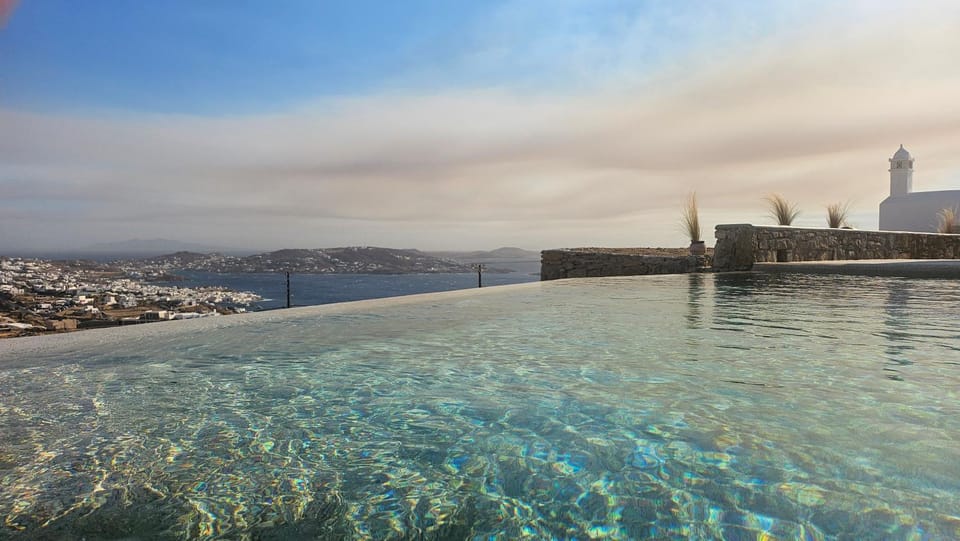 Pool view, Sea view, Swimming pool