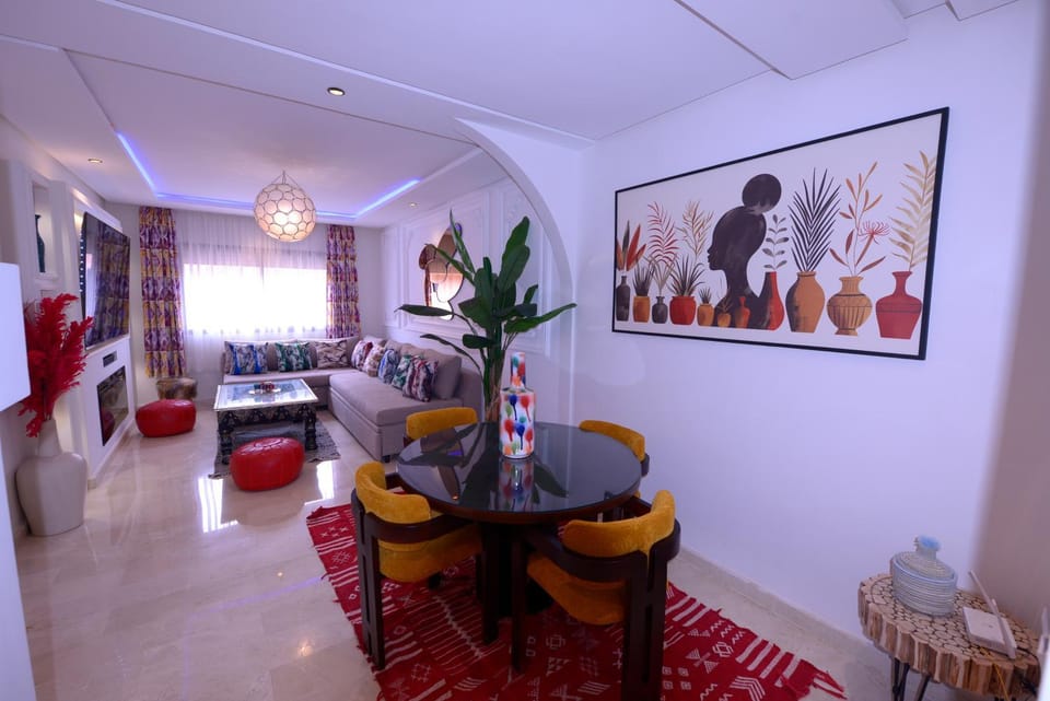Appartement Spacieux Idéal Séjours Longs Apartment in Marrakesh
