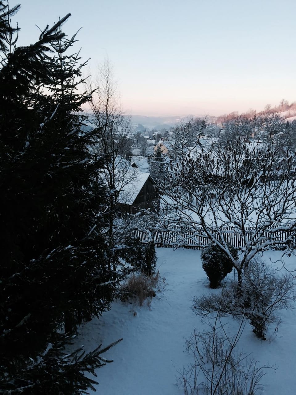 Day, Natural landscape, Winter, Mountain view