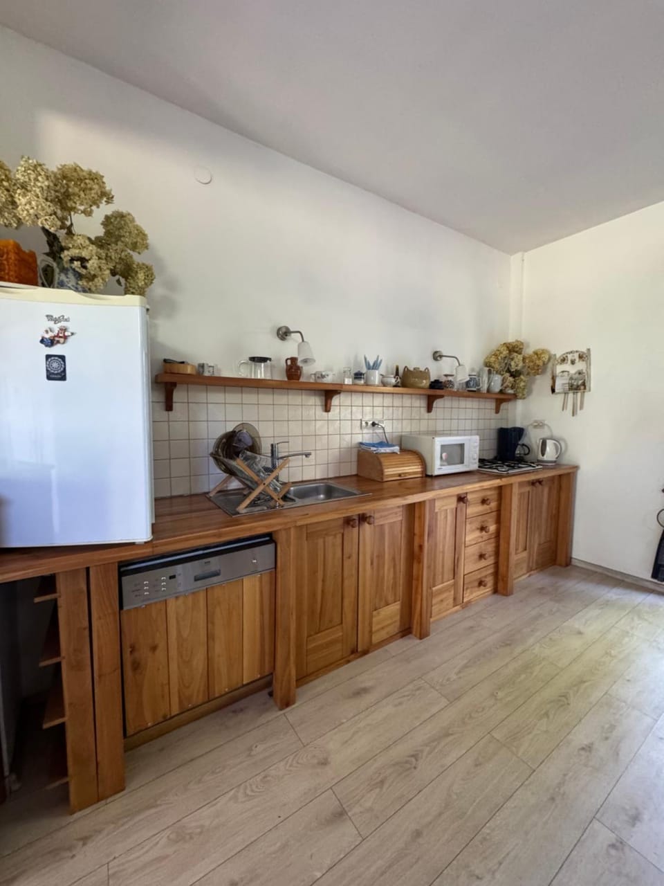 Kitchen or kitchenette, dishwasher, oven, stove