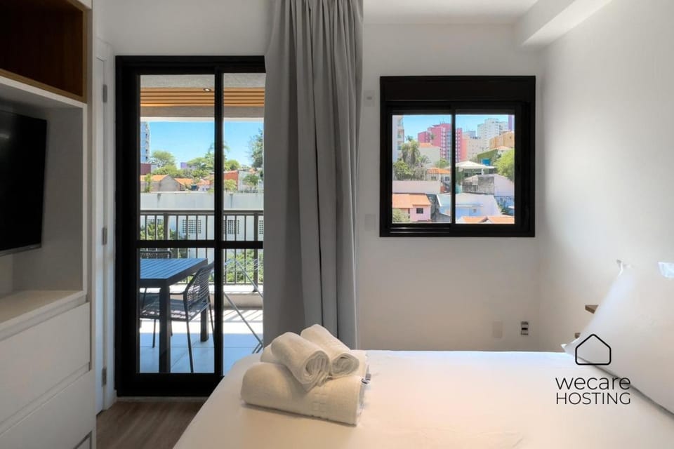 2 Aptos com vista na Vila Madalena - Wecare Hosting Apartment in Sao Paulo City
