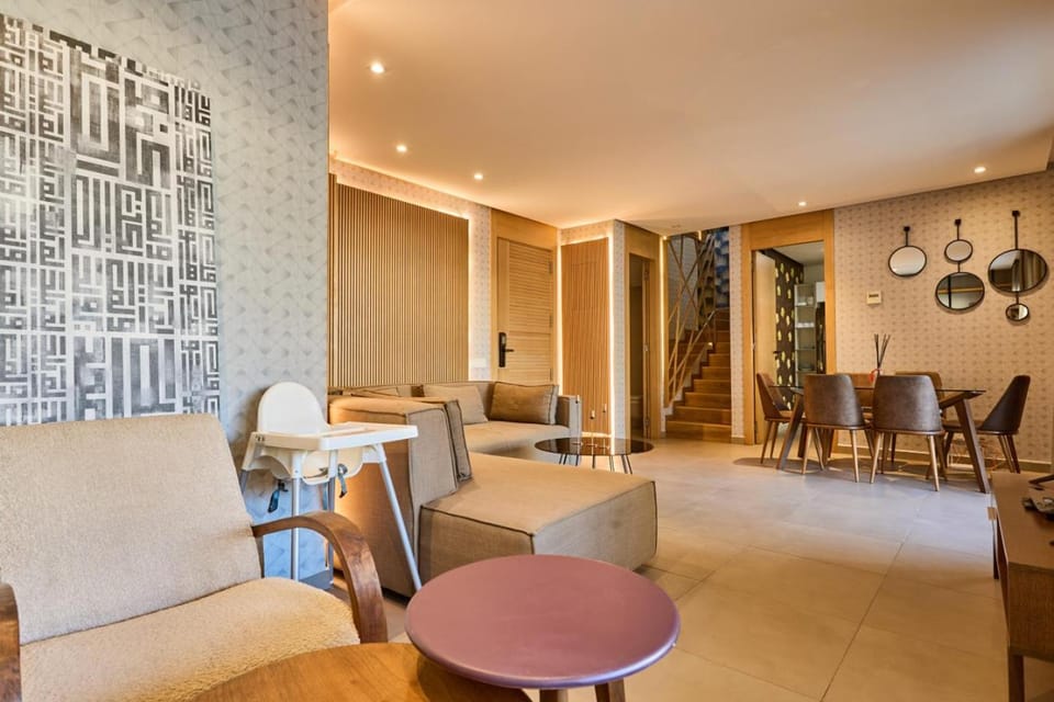 Terrasses and Sunset Duplex Luxe 3 Bed in Ghandi Apartment in Casablanca