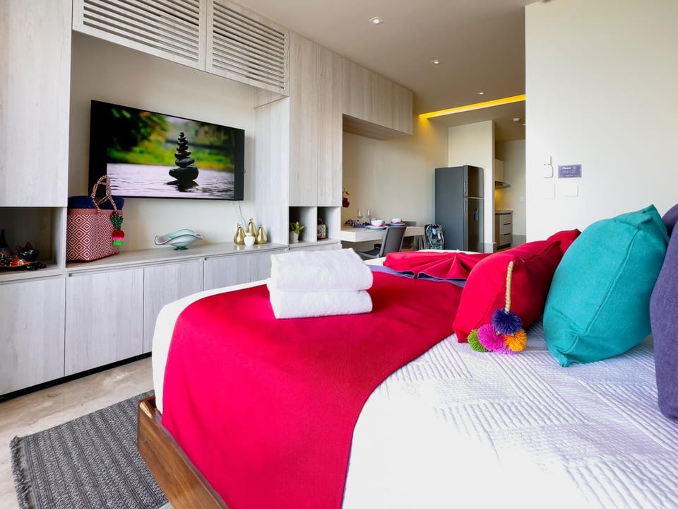 Bed, TV and multimedia