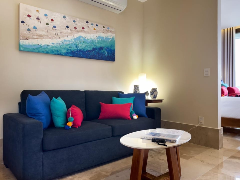 Living room, air conditioner