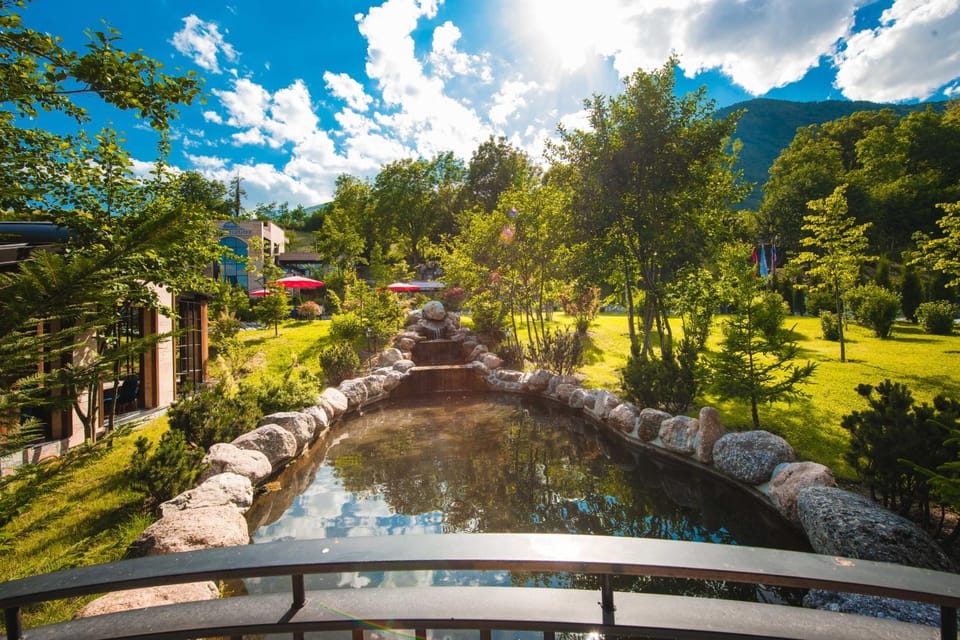 Natural landscape, Garden, Mountain view, River view