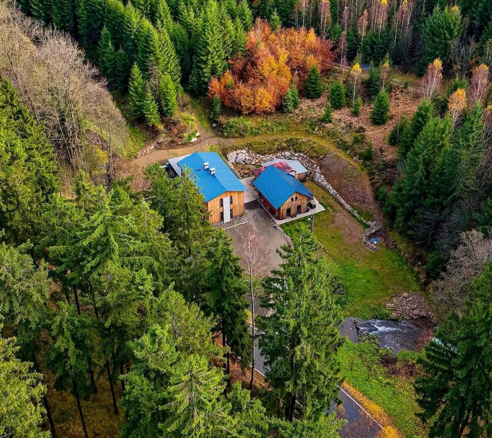 Property building, Day, Natural landscape, Bird's eye view, Garden