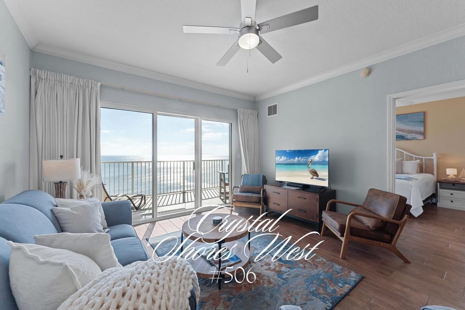 Balcony/Terrace, Living room, Beach, Sea view