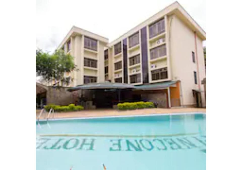 Property building, Pool view, Swimming pool