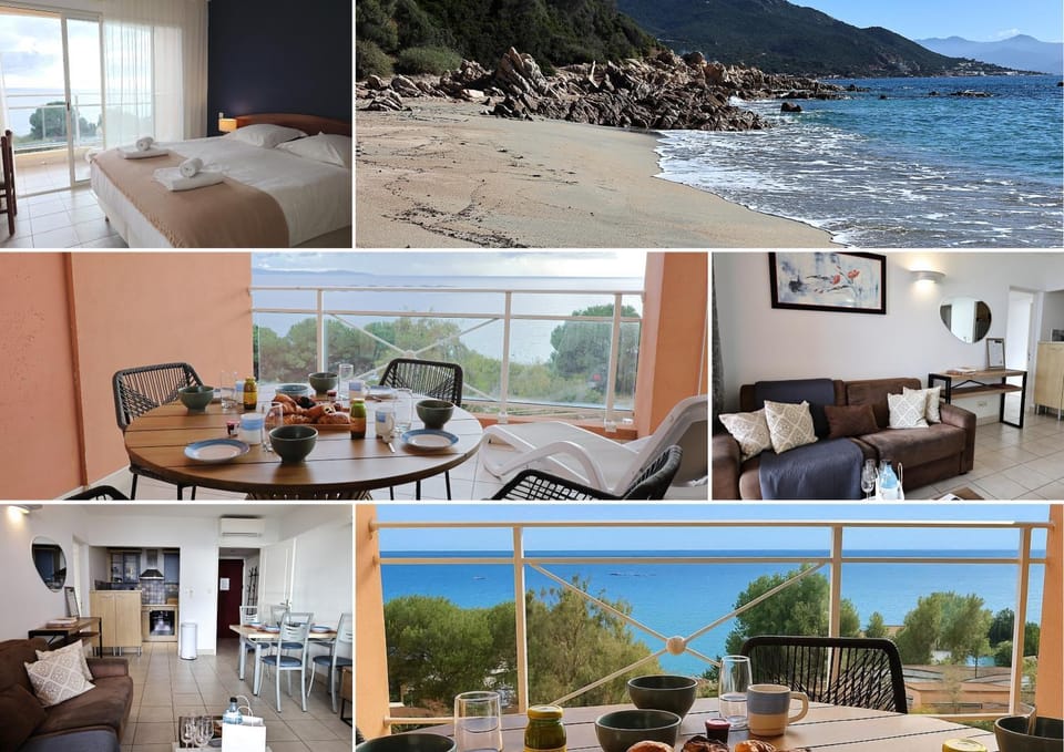 Natural landscape, Living room, Seating area, Dining area, Beach, Sea view