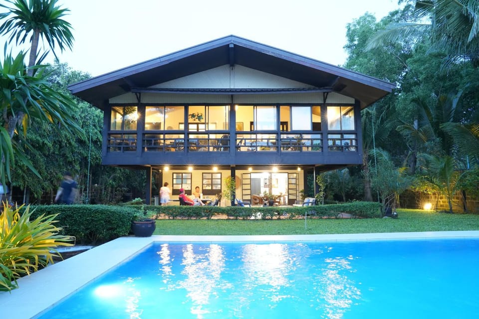 Property building, Pool view, Swimming pool