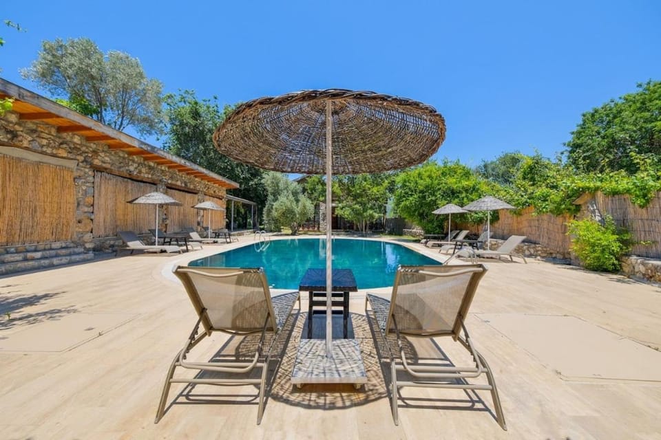 ALBAVİS-10-Person Conservative Villa in Kayakoy, Fethiye House in Muğla Province