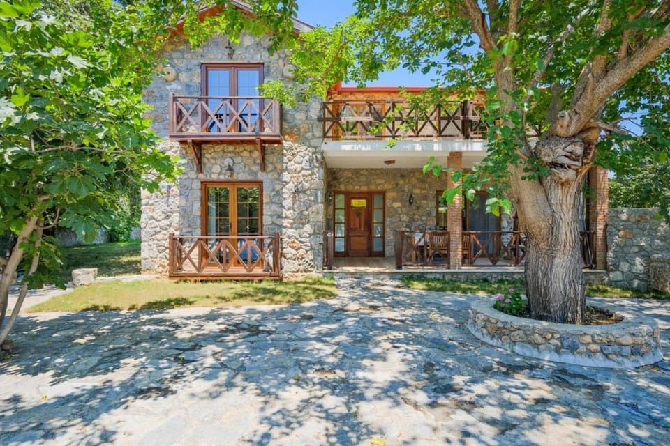 ALBAVİS-10-Person Conservative Villa in Kayakoy, Fethiye House in Muğla Province