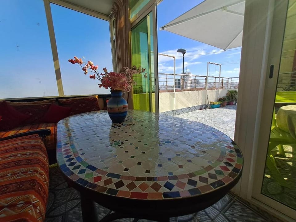 Chambre Double-Unique view-1MIN to Medina-Offer Apartment in Rabat