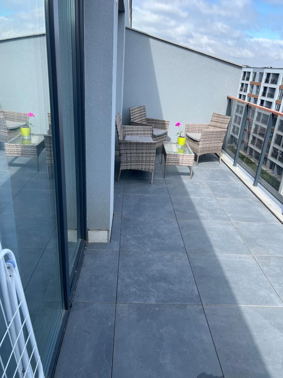 Property building, Patio, Day, View (from property/room), Balcony/Terrace
