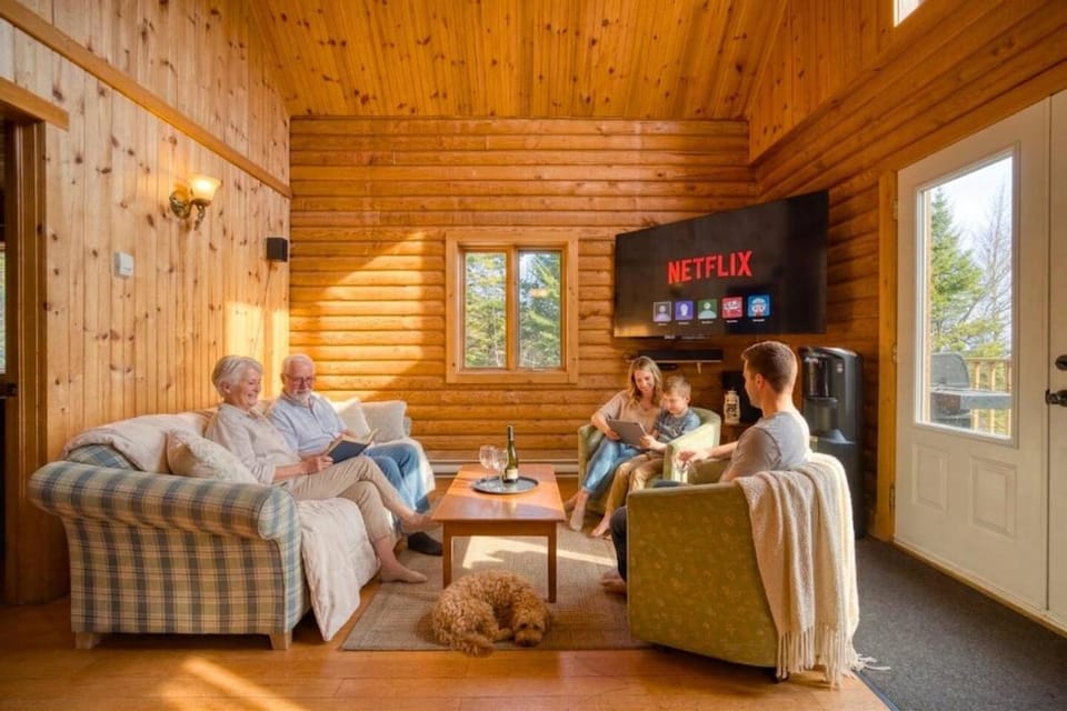 Vue incroyable et Spa | Domaine Appalaches 20 Chalet in Maine