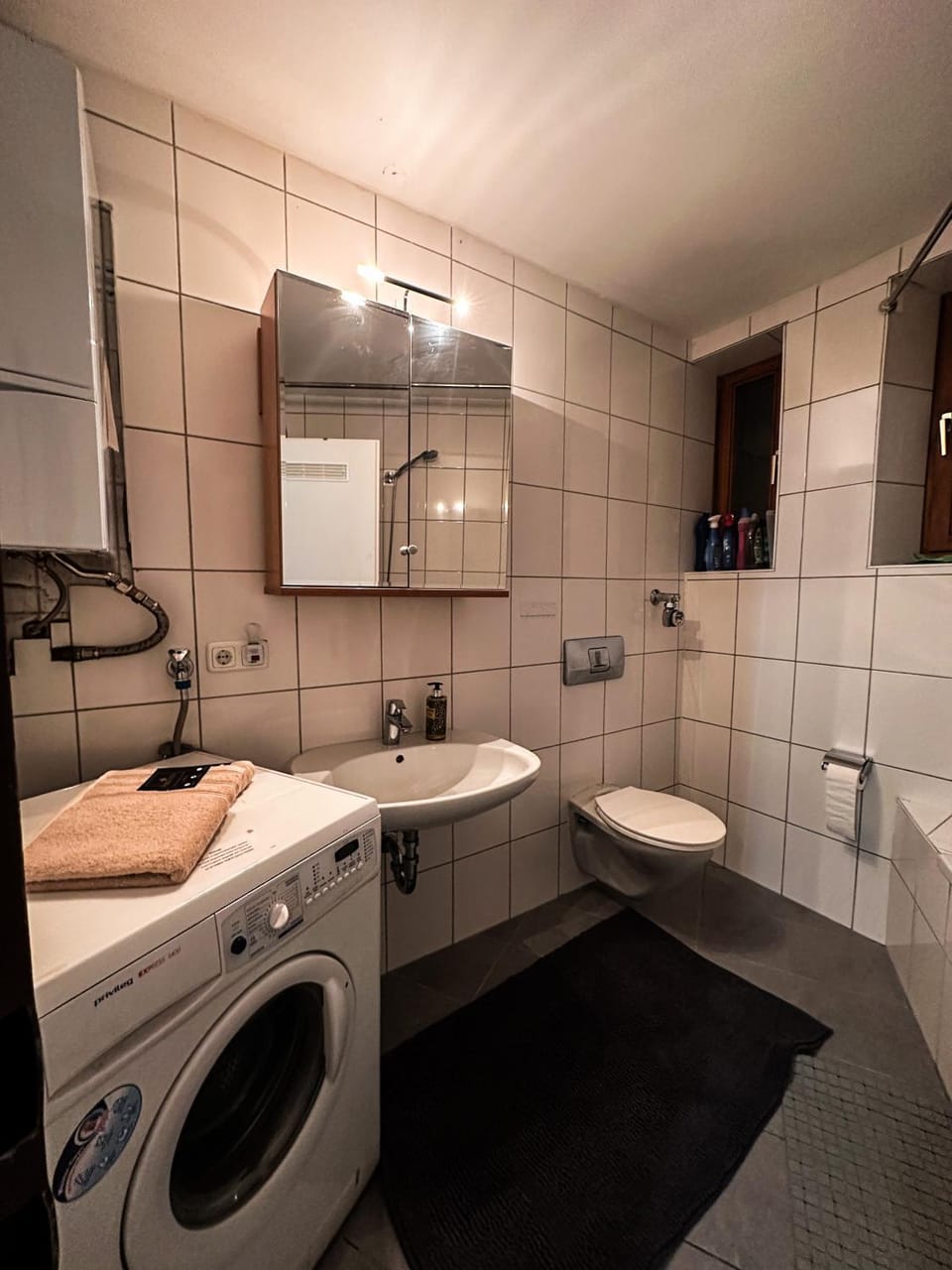 Bathroom, Living room