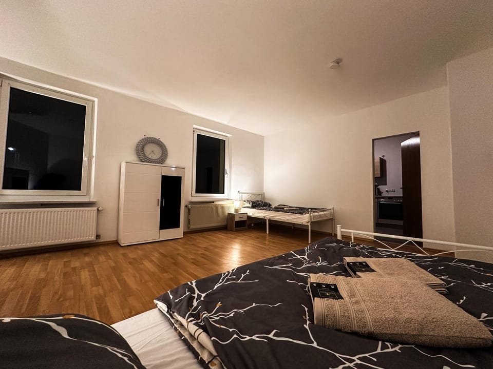 Property building, Living room, Bedroom