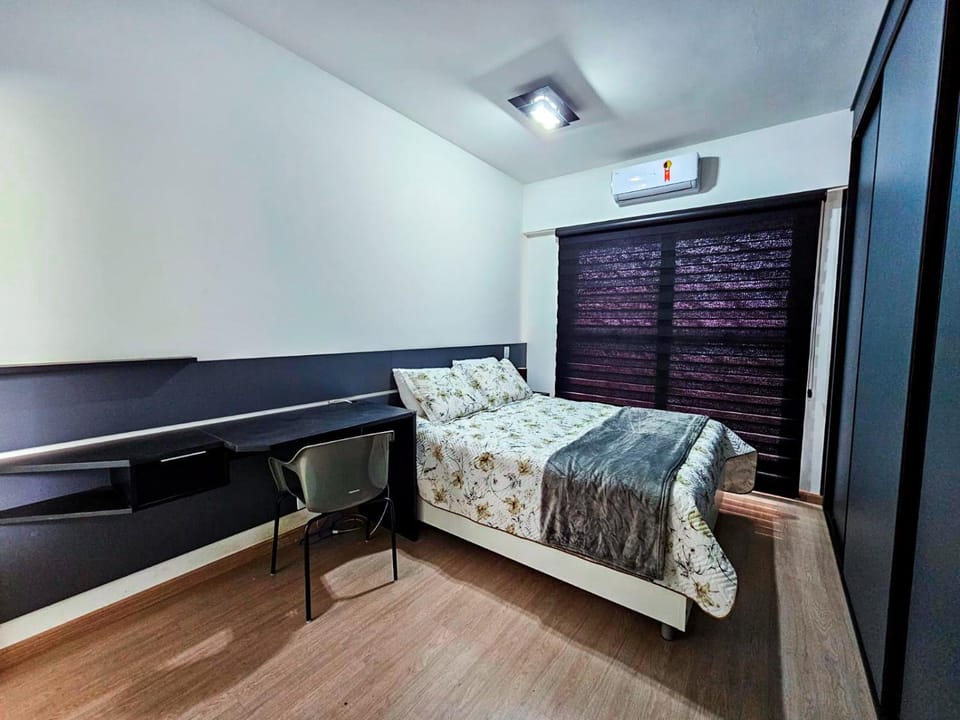 Photo of the whole room, Bedroom, air conditioner