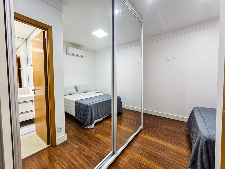 Photo of the whole room, Bedroom, air conditioner