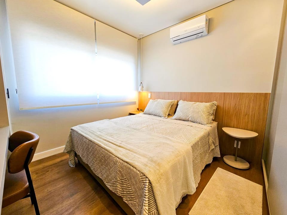 Photo of the whole room, Bedroom, air conditioner