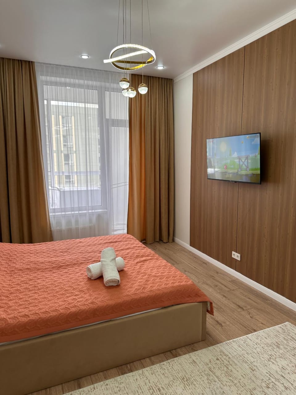 Светлая квартира с кухней и Wi-Fi Apartment in Kazakhstan