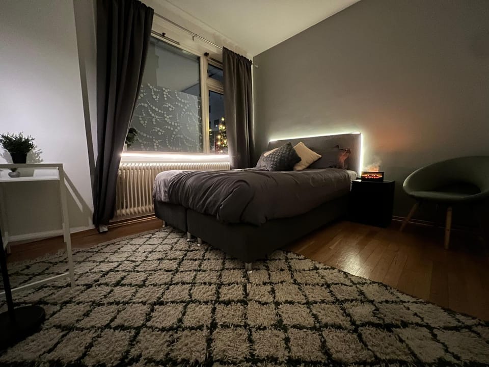 Central Oslo - Deluxe Queen Bedroom in Majorstuen Bogstadveien Shopping Vacation rental in Oslo