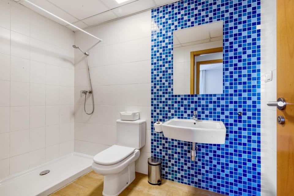 Bathroom, Living room