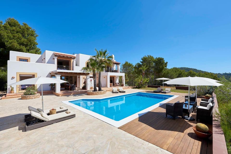 Property building, Living room, Swimming pool