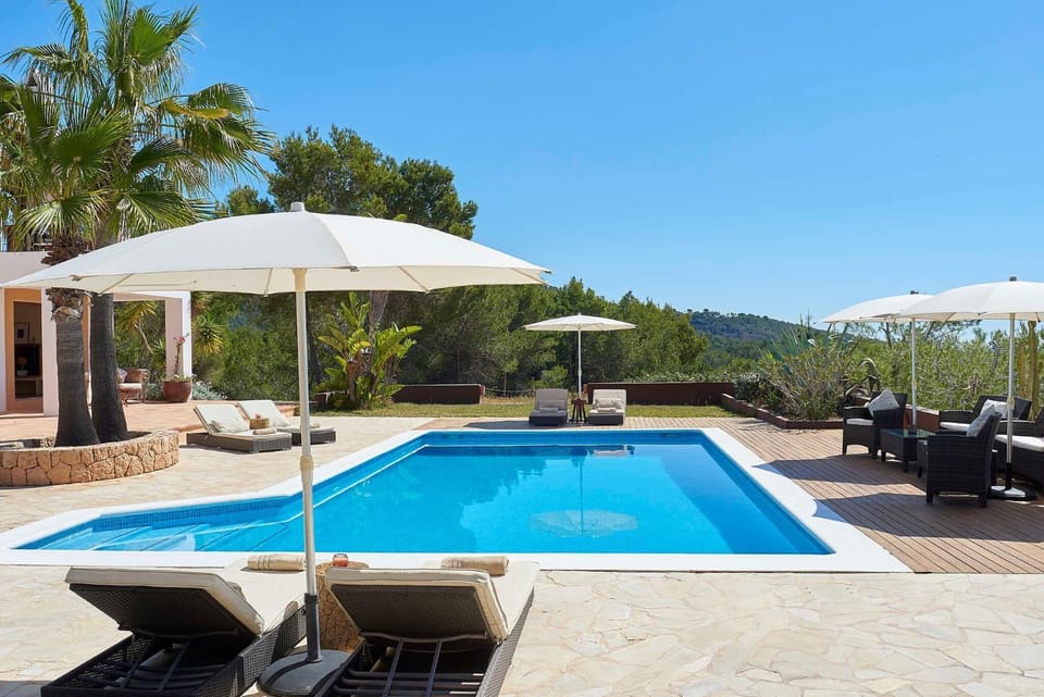 Property building, Living room, Swimming pool