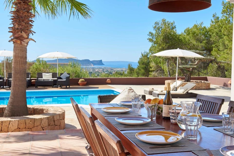 Property building, Living room, Swimming pool