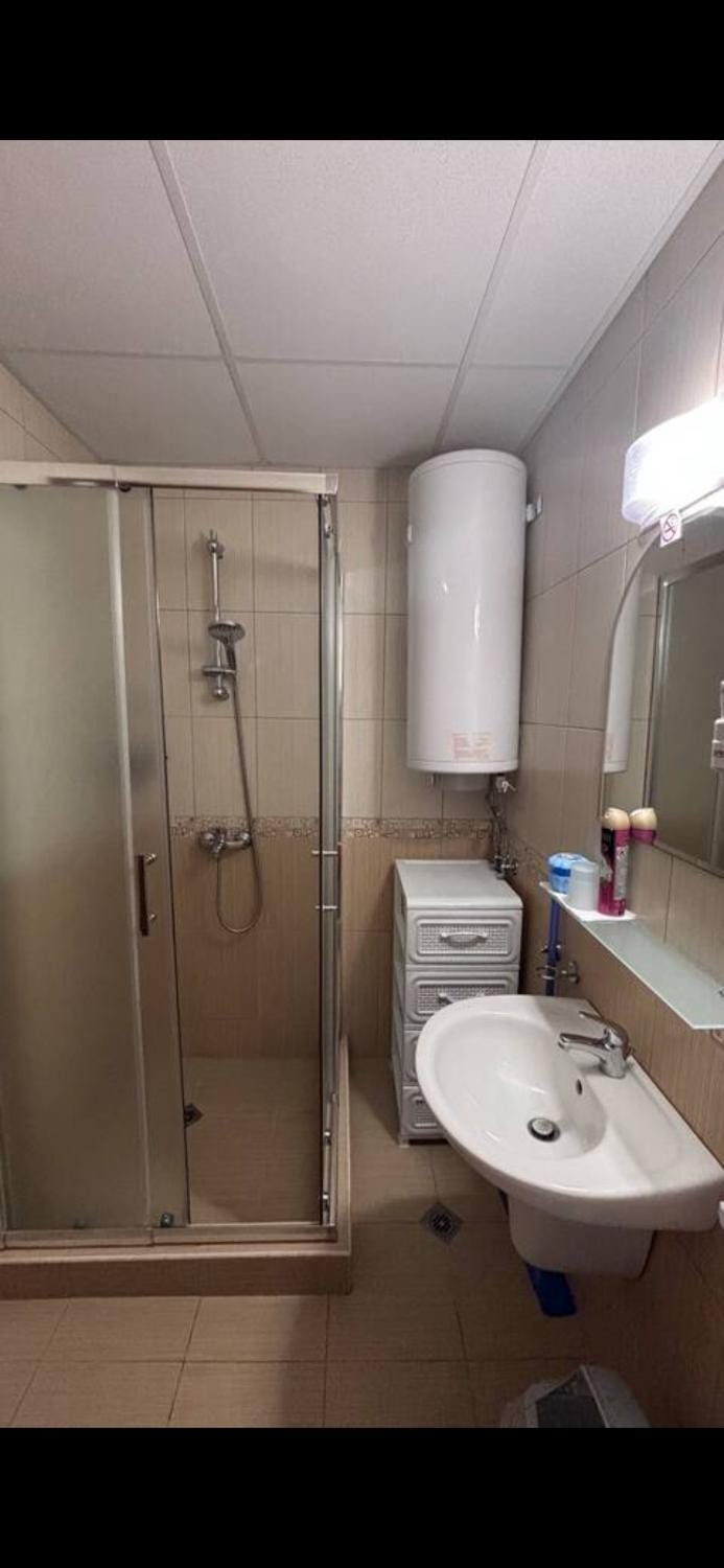 Shower, Toilet, Bathroom, hair dryier