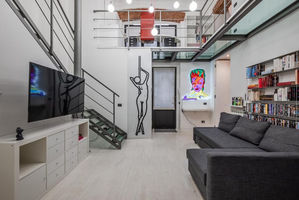 Library, TV and multimedia, Living room, Seating area
