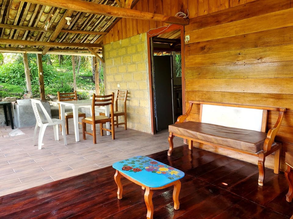 Patio, Living room, Dining area
