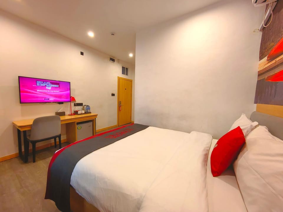 Bed, TV and multimedia, Photo of the whole room, Bedroom