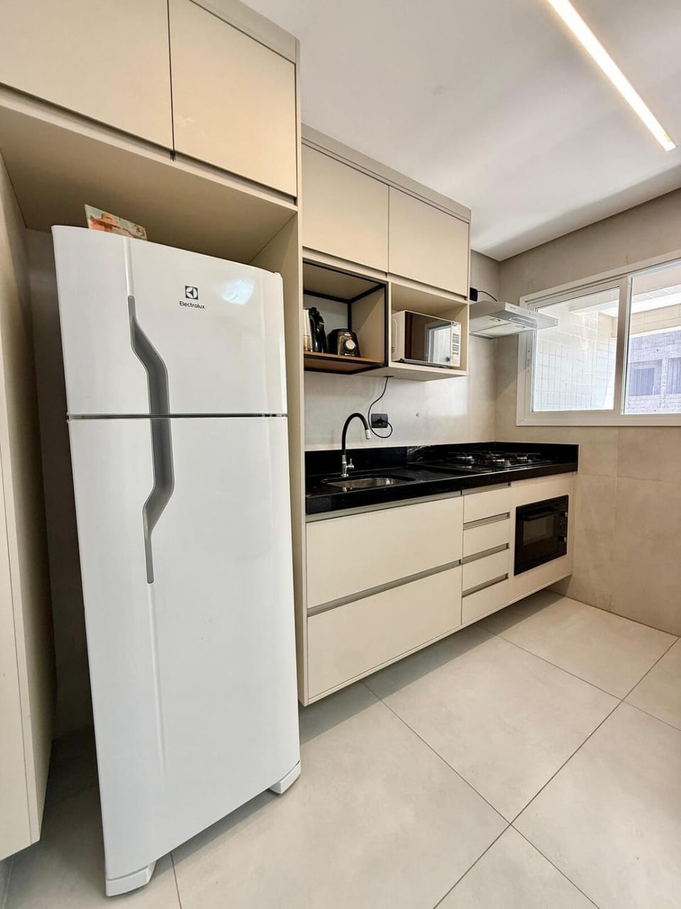 Apartamento completo no Caiçara com vista para mar Apartment in State of São Paulo