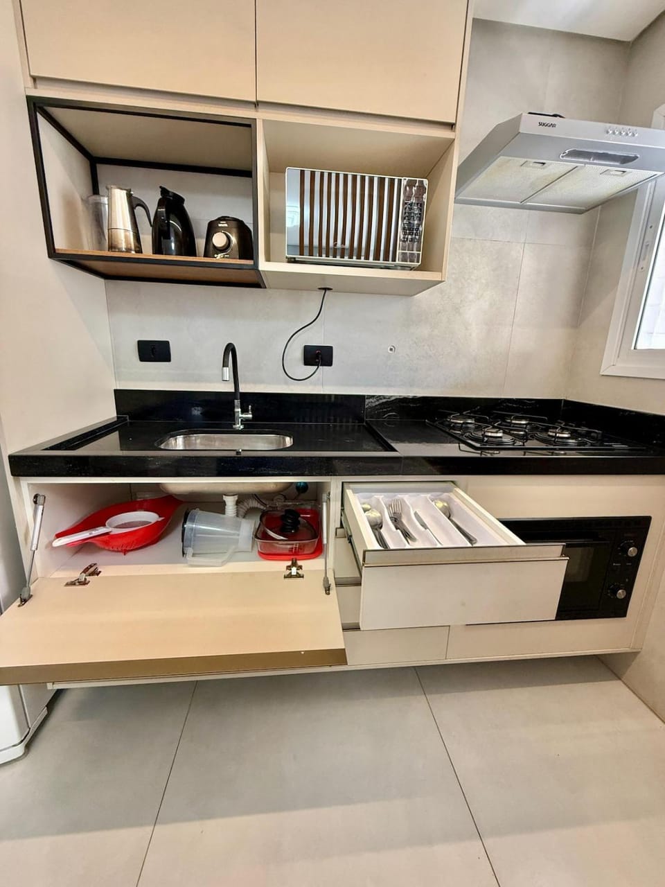 Apartamento completo no Caiçara com vista para mar Apartment in State of São Paulo