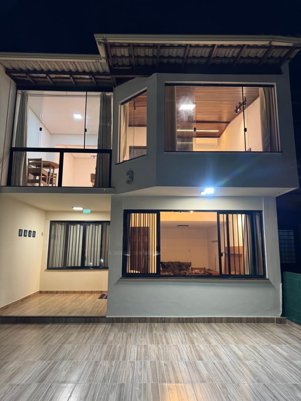 Property building, Patio, Night, View (from property/room)