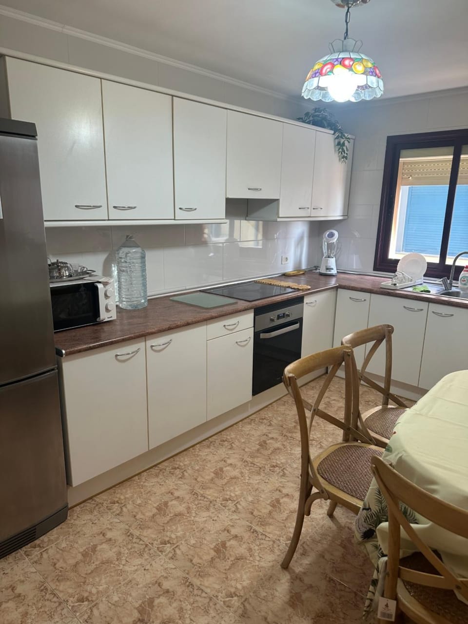 Kitchen or kitchenette, Dining area, oven, stove, toaster