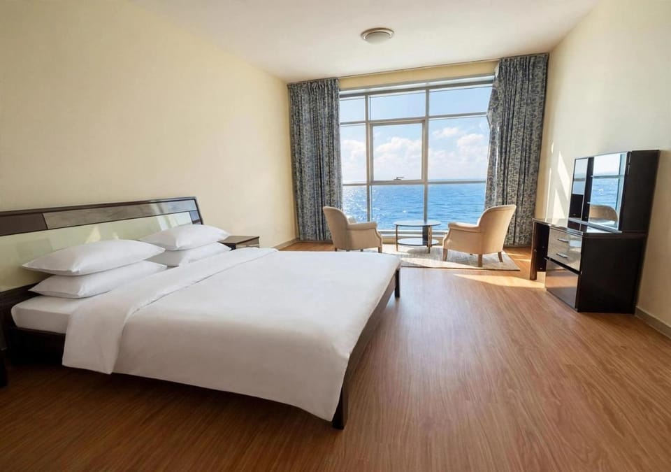 Luxurious Beachfront Modern Ocean View Apartment in Ajman