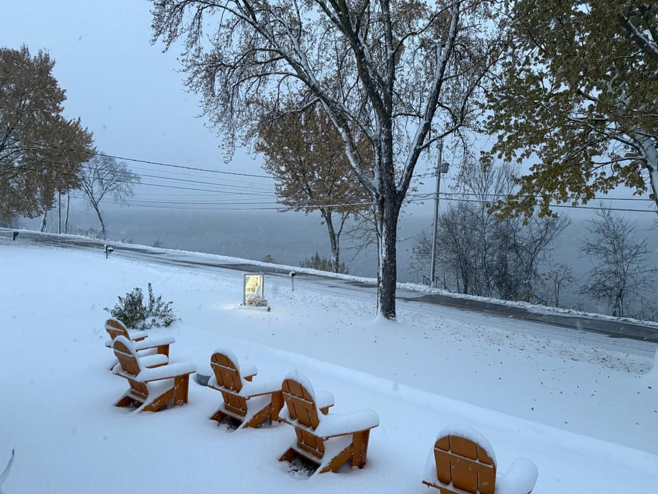 Natural landscape, Winter, Lake view