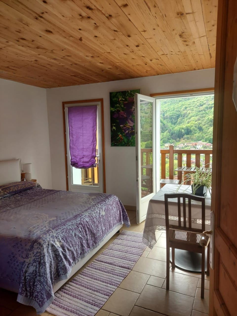 Natural landscape, View (from property/room), Bedroom