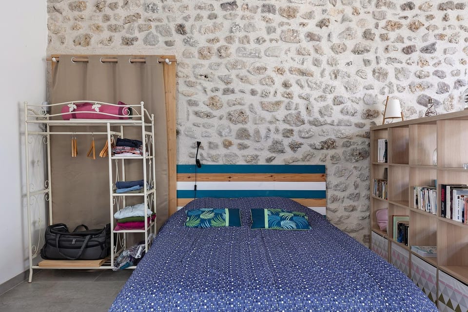 Property building, Living room, Bedroom