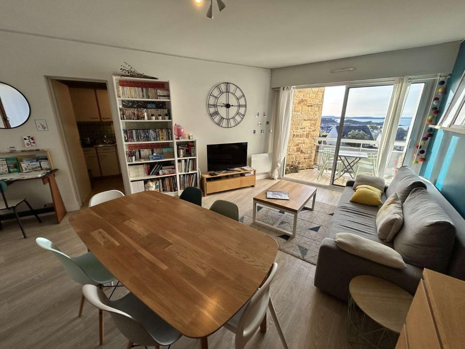 601 - Appart duplex vue mer sur les hauts de Tu Es Roc Apartment in Brittany