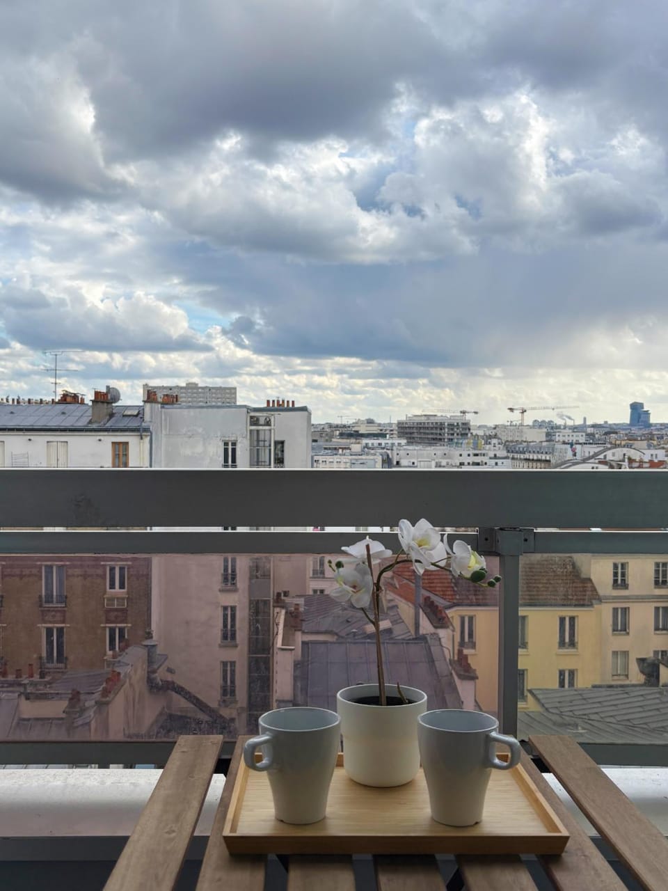 Dans le 19ème de Paris avec vue sur toute la ville Apartment in Paris